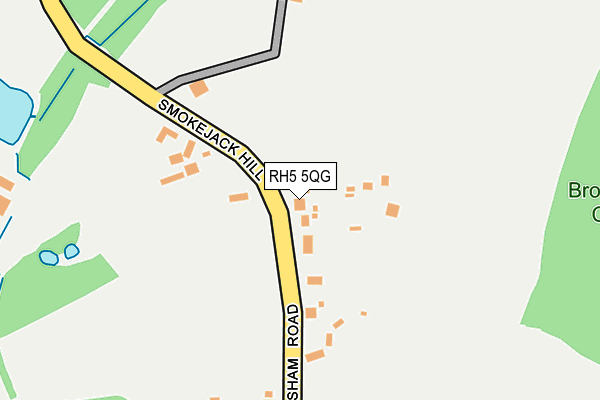 RH5 5QG map - OS OpenMap – Local (Ordnance Survey)