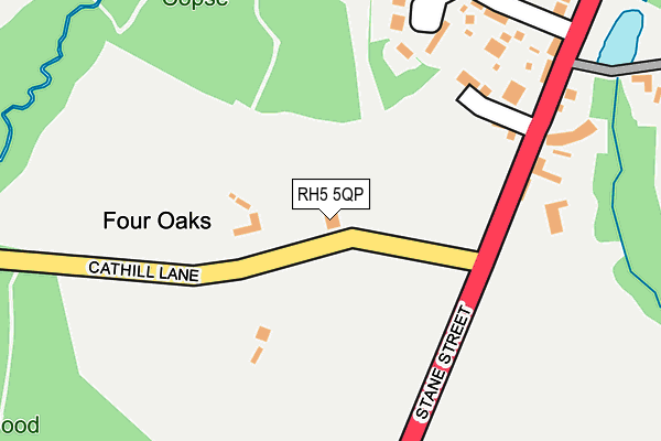 RH5 5QP map - OS OpenMap – Local (Ordnance Survey)