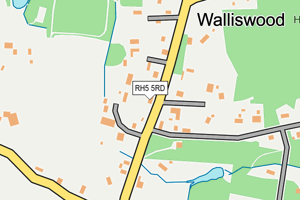 RH5 5RD map - OS OpenMap – Local (Ordnance Survey)