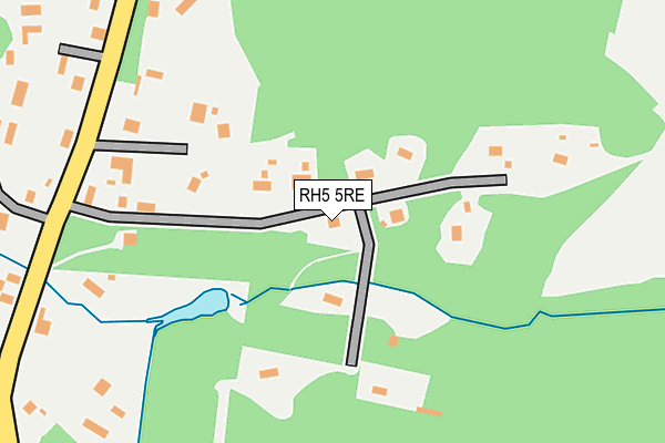 RH5 5RE map - OS OpenMap – Local (Ordnance Survey)