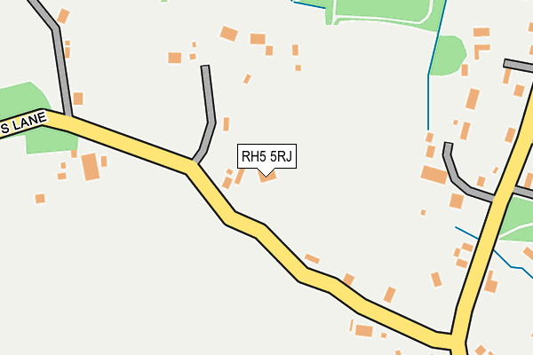 RH5 5RJ map - OS OpenMap – Local (Ordnance Survey)