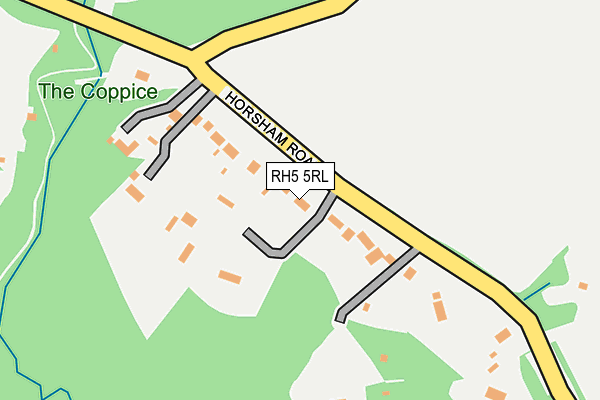 RH5 5RL map - OS OpenMap – Local (Ordnance Survey)