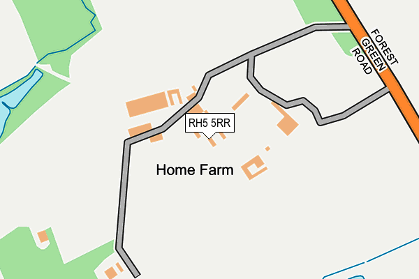 RH5 5RR map - OS OpenMap – Local (Ordnance Survey)