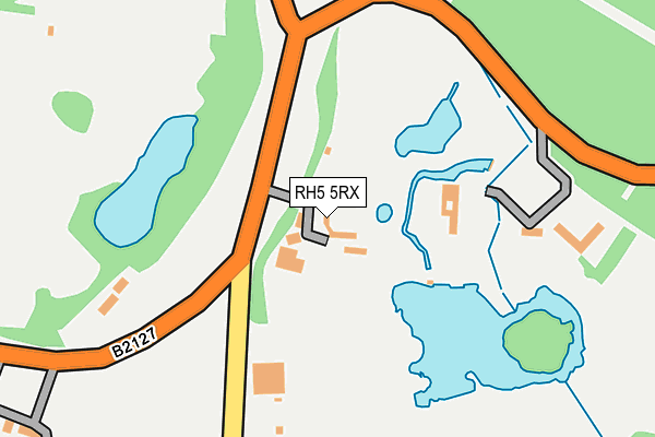 RH5 5RX map - OS OpenMap – Local (Ordnance Survey)