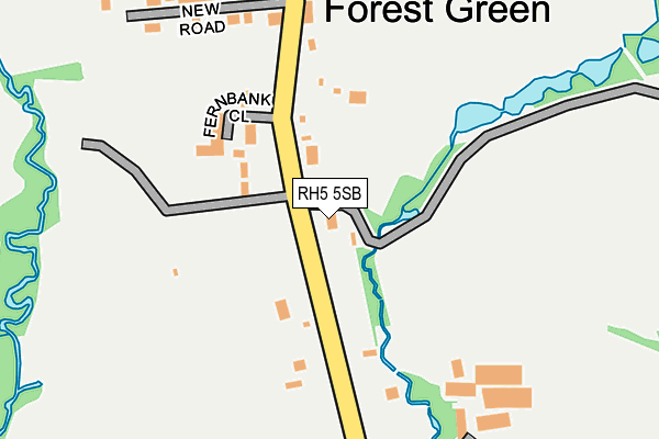 RH5 5SB map - OS OpenMap – Local (Ordnance Survey)