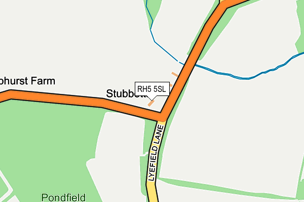 RH5 5SL map - OS OpenMap – Local (Ordnance Survey)