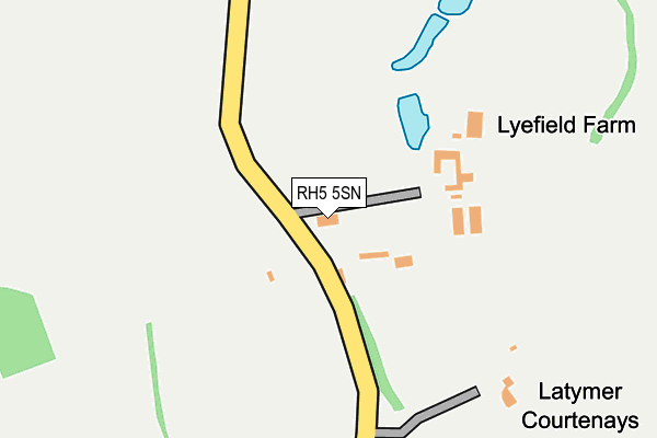 RH5 5SN map - OS OpenMap – Local (Ordnance Survey)