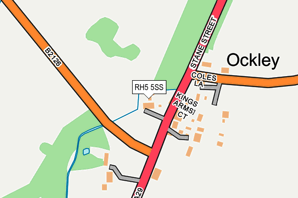 RH5 5SS map - OS OpenMap – Local (Ordnance Survey)