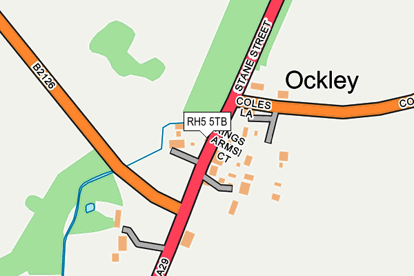 RH5 5TB map - OS OpenMap – Local (Ordnance Survey)