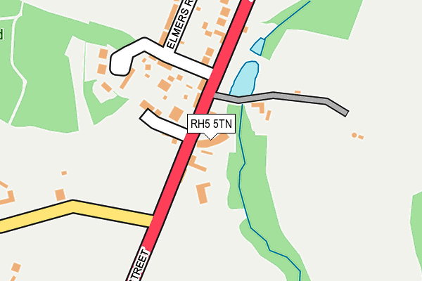 RH5 5TN map - OS OpenMap – Local (Ordnance Survey)