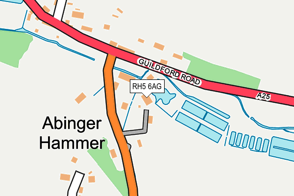 RH5 6AG map - OS OpenMap – Local (Ordnance Survey)