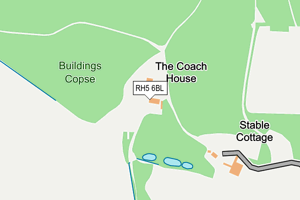 RH5 6BL map - OS OpenMap – Local (Ordnance Survey)
