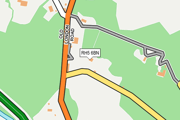 RH5 6BN map - OS OpenMap – Local (Ordnance Survey)