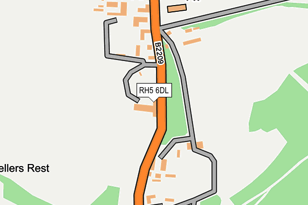 RH5 6DL map - OS OpenMap – Local (Ordnance Survey)