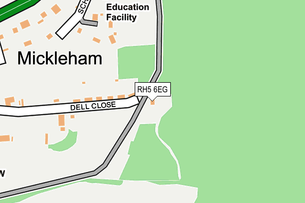 RH5 6EG map - OS OpenMap – Local (Ordnance Survey)