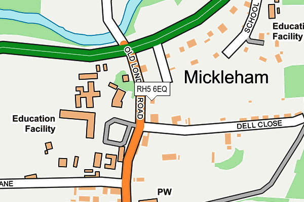 RH5 6EQ map - OS OpenMap – Local (Ordnance Survey)