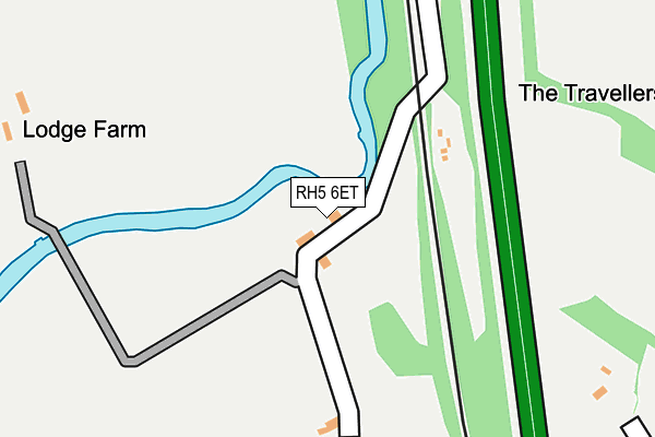 RH5 6ET map - OS OpenMap – Local (Ordnance Survey)