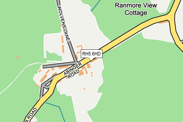 RH5 6HD map - OS OpenMap – Local (Ordnance Survey)