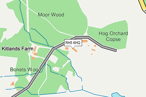 RH5 6HQ map - OS OpenMap – Local (Ordnance Survey)