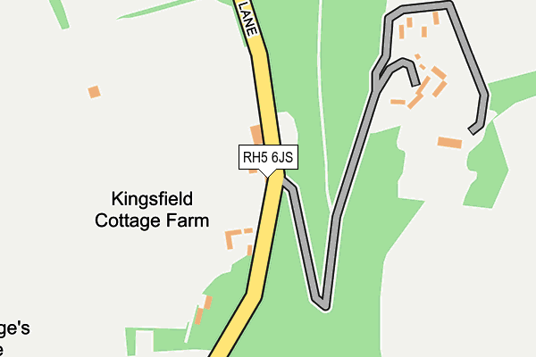 RH5 6JS map - OS OpenMap – Local (Ordnance Survey)