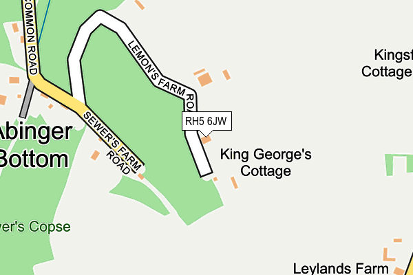 RH5 6JW map - OS OpenMap – Local (Ordnance Survey)