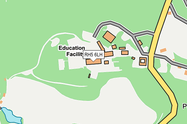 RH5 6LH map - OS OpenMap – Local (Ordnance Survey)