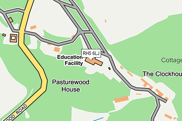 RH5 6LJ map - OS OpenMap – Local (Ordnance Survey)