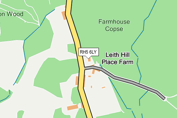 RH5 6LY map - OS OpenMap – Local (Ordnance Survey)