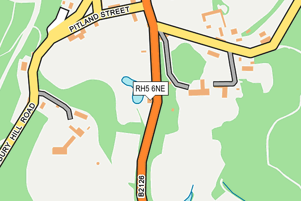 RH5 6NE map - OS OpenMap – Local (Ordnance Survey)
