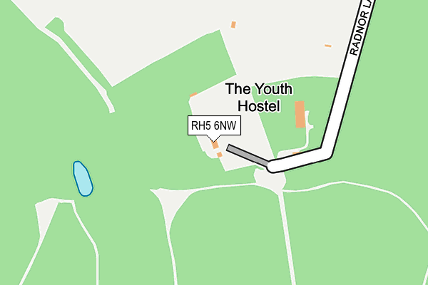 RH5 6NW map - OS OpenMap – Local (Ordnance Survey)