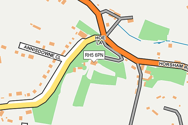 RH5 6PN map - OS OpenMap – Local (Ordnance Survey)