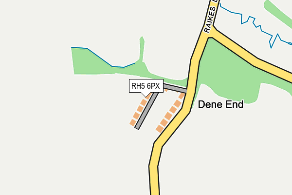 RH5 6PX map - OS OpenMap – Local (Ordnance Survey)