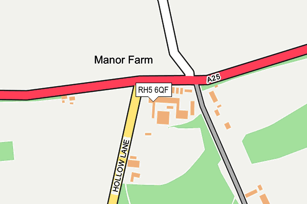 RH5 6QF map - OS OpenMap – Local (Ordnance Survey)
