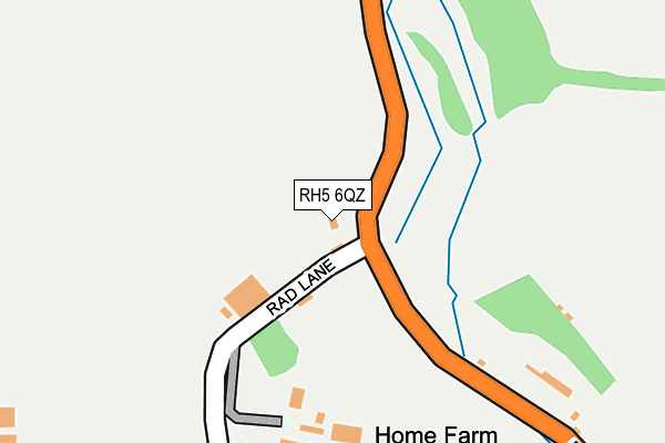 RH5 6QZ map - OS OpenMap – Local (Ordnance Survey)