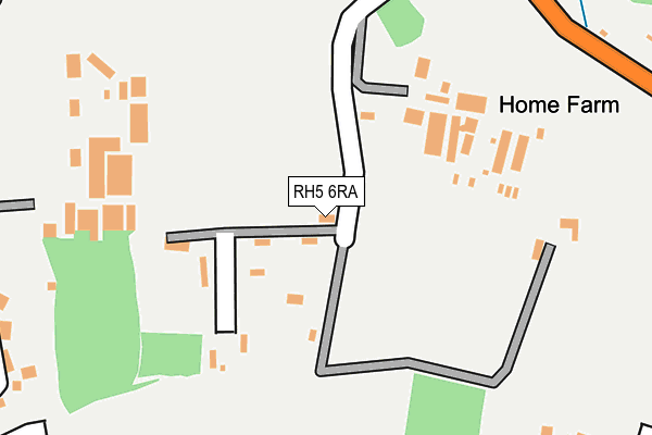 RH5 6RA map - OS OpenMap – Local (Ordnance Survey)