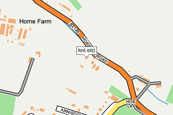 RH5 6RD map - OS OpenMap – Local (Ordnance Survey)