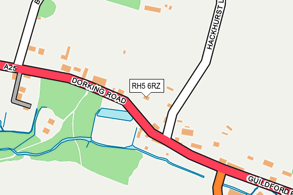 RH5 6RZ map - OS OpenMap – Local (Ordnance Survey)