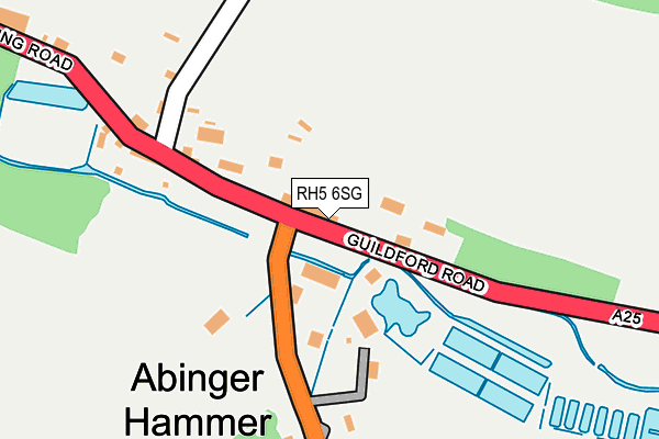 RH5 6SG map - OS OpenMap – Local (Ordnance Survey)