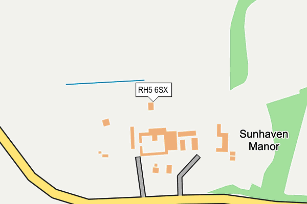 RH5 6SX map - OS OpenMap – Local (Ordnance Survey)