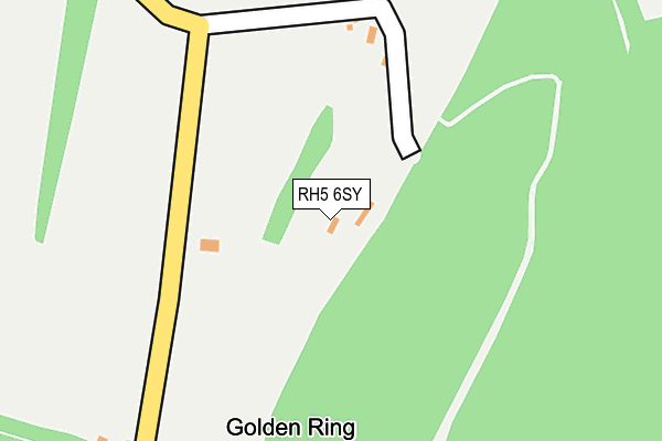 RH5 6SY map - OS OpenMap – Local (Ordnance Survey)