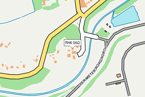 RH6 0AQ map - OS OpenMap – Local (Ordnance Survey)