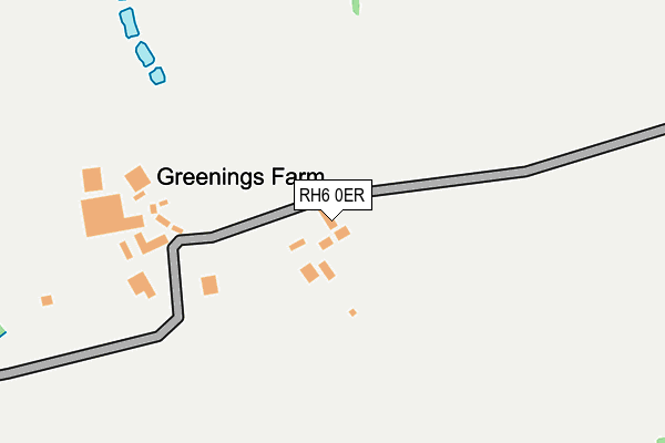 RH6 0ER map - OS OpenMap – Local (Ordnance Survey)