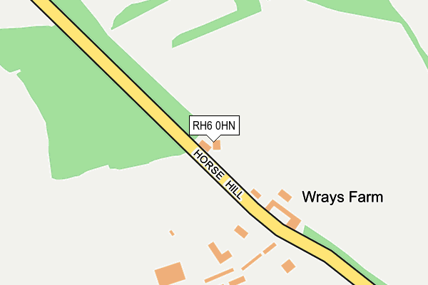 RH6 0HN map - OS OpenMap – Local (Ordnance Survey)