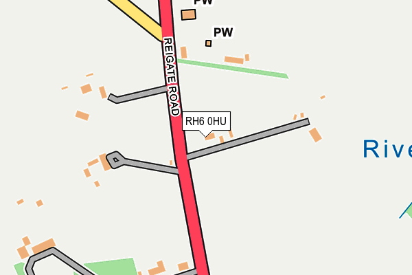 RH6 0HU map - OS OpenMap – Local (Ordnance Survey)