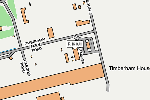 RH6 0JH map - OS OpenMap – Local (Ordnance Survey)