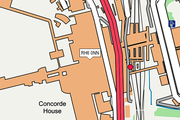 RH6 0NN map - OS OpenMap – Local (Ordnance Survey)