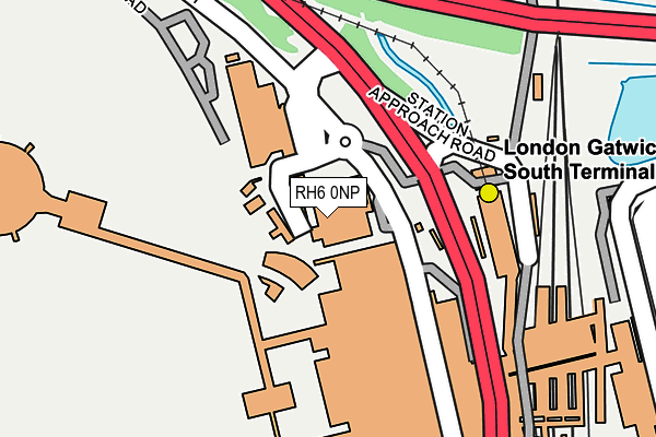 RH6 0NP map - OS OpenMap – Local (Ordnance Survey)