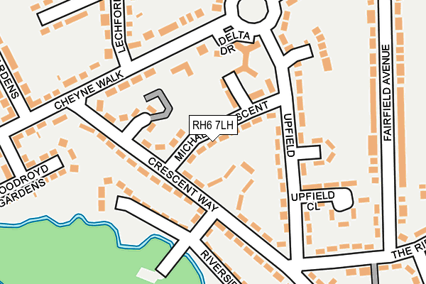Map of SUPPLY RUN LTD at local scale