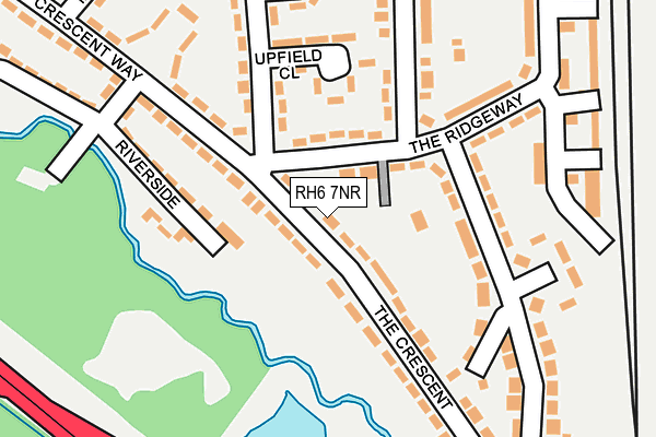 RH6 7NR map - OS OpenMap – Local (Ordnance Survey)