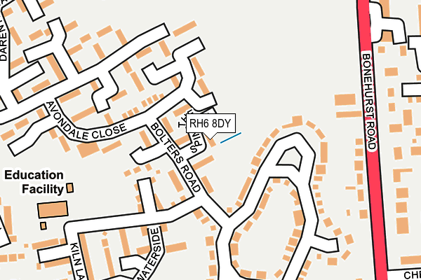 Map of BETTY KEMI HEALTHCARE LTD at local scale